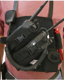 Firefighter Dual Radio Chest Harness - Ruffian Specialties 40-01-0087